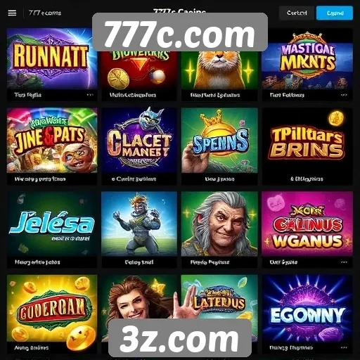 Análise de jogos disponíveis no site 777c.com