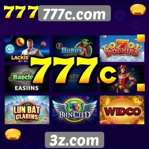 Análise da variedade de jogos disponíveis no 777c.com