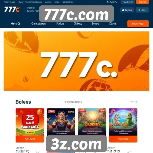 Facilidade de navegação e interface do site 777c.com