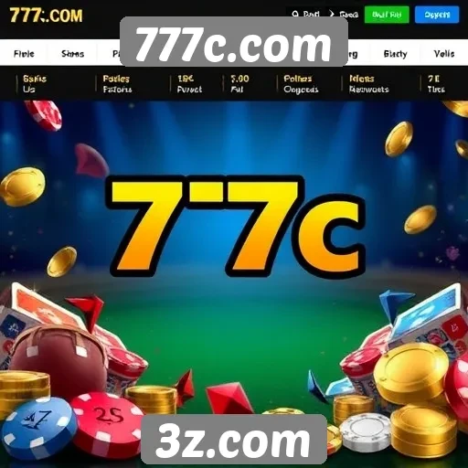 Visão geral do site de jogos 777c.com